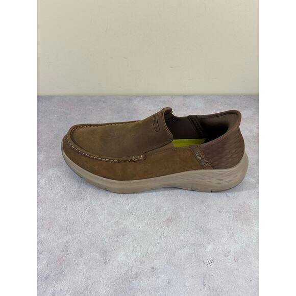 Skechers Parson Oswin Slip-Ins - Desert - Brown - Leather - Men’s 10 - Picture 6 of 10